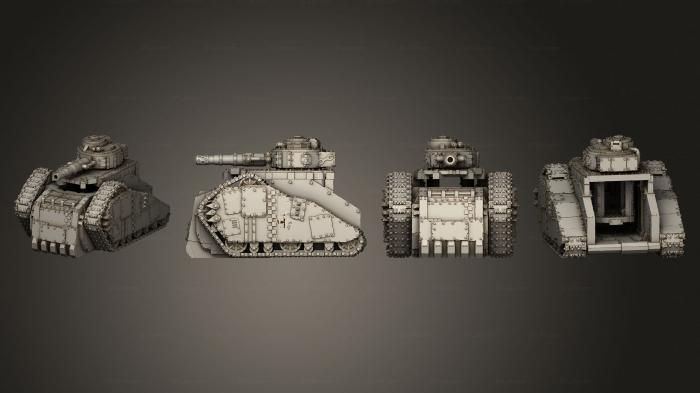 Vehicles (Shield wall Tank G, CARS_4582) 3D models for cnc