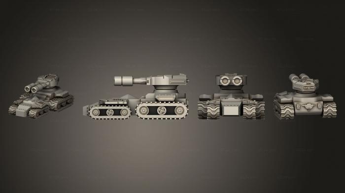 Автомобили и транспорт (Проект Осадного танка Star Craft 1, CARS_4645) 3D модель для ЧПУ станка