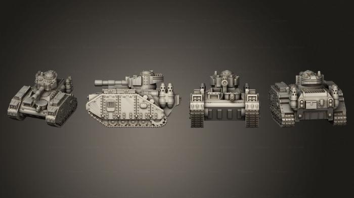 Vehicles (Tank 1, CARS_4677) 3D models for cnc