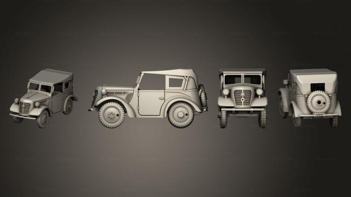Vehicles (TANK kurogane type a 002, CARS_4712) 3D models for cnc