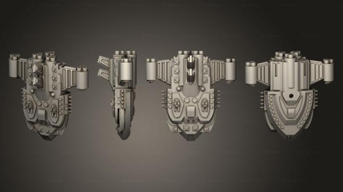 Vehicles (Yamashida BB Artillery Battleship, CARS_4773) 3D models for cnc