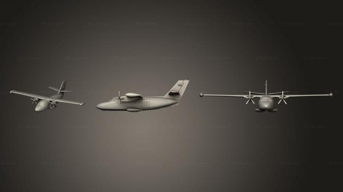 Автомобили и транспорт (Самолет, CARS_4790) 3D модель для ЧПУ станка