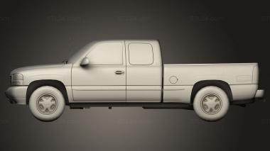 Vehicles (1999 2003 gmc sierra 1500, CARS_4805) 3D models for cnc