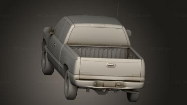 Vehicles (1999 2003 gmc sierra 1500, CARS_4805) 3D models for cnc