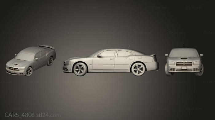 Автомобили и транспорт (CARS_4806) 3D модель для ЧПУ станка