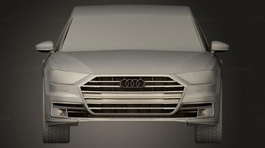 Vehicles (Audi A8 Subdivided, CARS_4813) 3D models for cnc