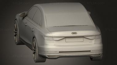 Vehicles (Audi A8 Subdivided, CARS_4813) 3D models for cnc