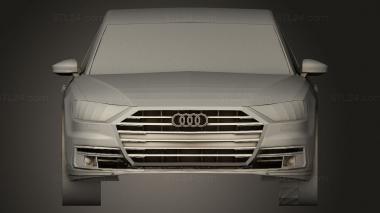 Vehicles (Audi A8 Unsubdivided, CARS_4814) 3D models for cnc