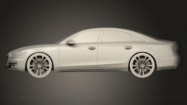 Vehicles (Audi A8 Unsubdivided, CARS_4814) 3D models for cnc