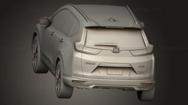 Автомобили и транспорт (Honda CRV, CARS_4867) 3D модель для ЧПУ станка