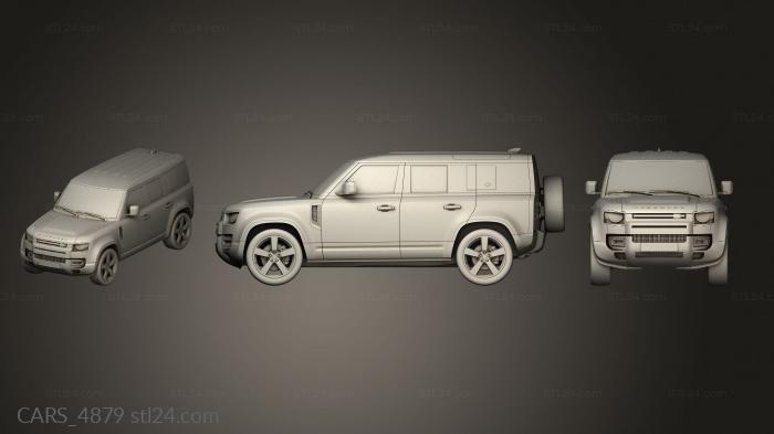 Автомобили и транспорт (CARS_4879) 3D модель для ЧПУ станка