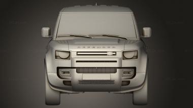 Vehicles (Land Rover Defender, CARS_4879) 3D models for cnc