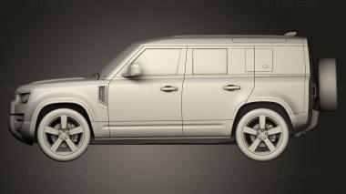 Vehicles (Land Rover Defender, CARS_4879) 3D models for cnc