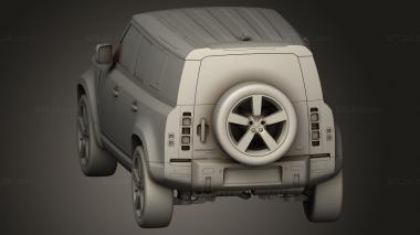 Vehicles (Land Rover Defender, CARS_4879) 3D models for cnc