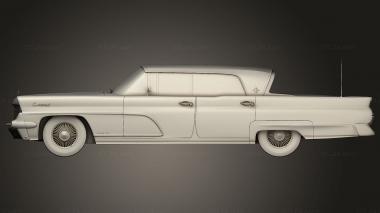 Автомобили и транспорт (Седан Lincoln Mark Mk2 IV 1959, CARS_4882) 3D модель для ЧПУ станка