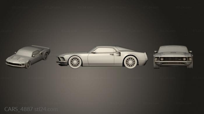 Vehicles (CARS_4887) 3D models for cnc