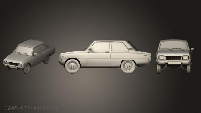 Автомобили и транспорт (CARS_4896) 3D модель для ЧПУ станка