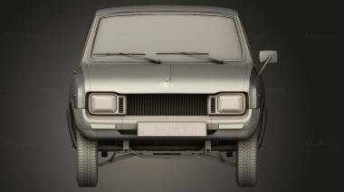 Vehicles (Mazda 1000 2 door sedan 1973, CARS_4896) 3D models for cnc