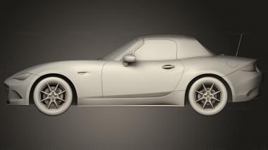 Автомобили и транспорт (Mazda MX 5 Mk 4 2014, CARS_4897) 3D модель для ЧПУ станка