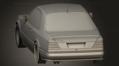 Vehicles (Mercedes Benz E class Mk2 C124 coupe AMG 1988, CARS_4898) 3D models for cnc