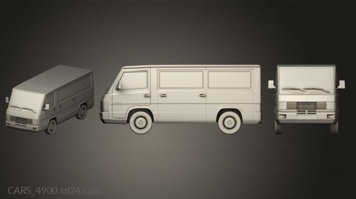 Автомобили и транспорт (CARS_4900) 3D модель для ЧПУ станка