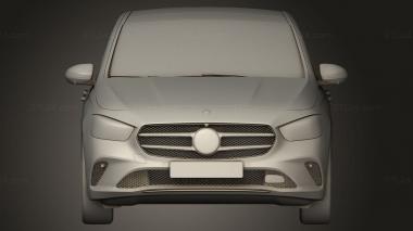 Автомобили и транспорт (Mercedes Benz B Класса, CARS_4902) 3D модель для ЧПУ станка