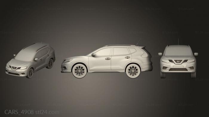 Автомобили и транспорт (CARS_4908) 3D модель для ЧПУ станка