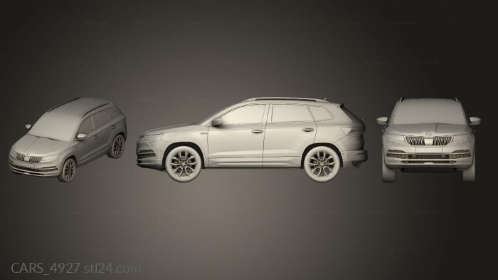 Автомобили и транспорт (CARS_4927) 3D модель для ЧПУ станка