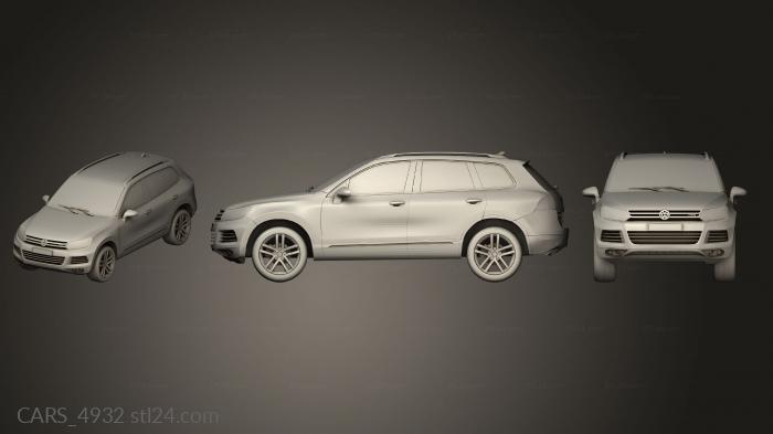Автомобили и транспорт (CARS_4932) 3D модель для ЧПУ станка