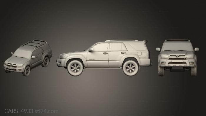 Автомобили и транспорт (CARS_4933) 3D модель для ЧПУ станка
