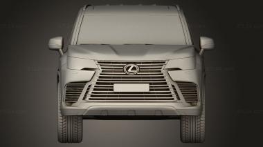 Автомобили и транспорт (Lexus LX 600, CARS_4986) 3D модель для ЧПУ станка