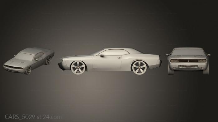 Автомобили и транспорт (CARS_5029) 3D модель для ЧПУ станка