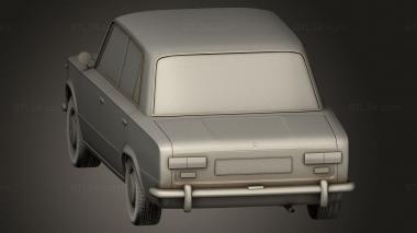 Vehicles (VAZ Zhiguli, CARS_5052) 3D models for cnc