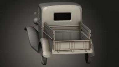 Автомобили и транспорт (Ford pickup форд пикап, CARS_5056) 3D модель для ЧПУ станка