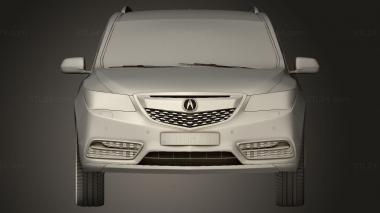 Автомобили и транспорт (Acura X Mk3 YD3 201, CARS_5061) 3D модель для ЧПУ станка