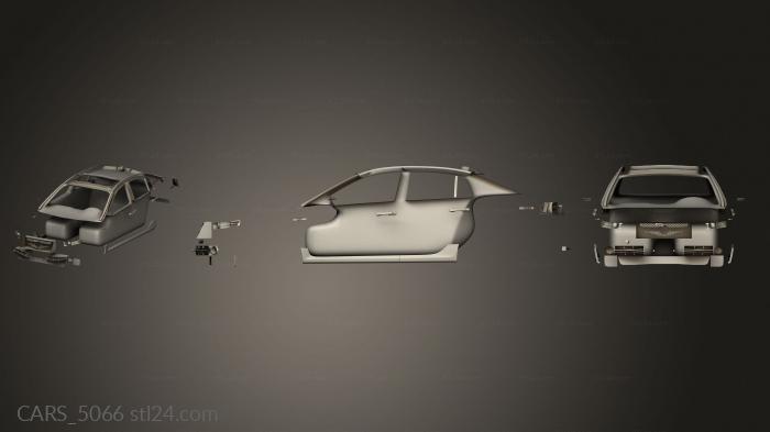 Автомобили и транспорт (CARS_5066) 3D модель для ЧПУ станка