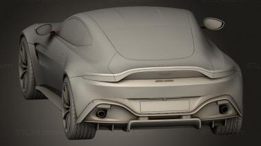 Vehicles (Aston Martin Vantage 2019, CARS_5084) 3D models for cnc