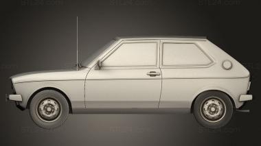 Vehicles (Audi 50 1974, CARS_5085) 3D models for cnc