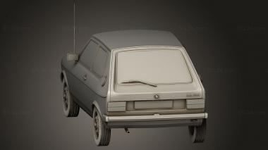 Vehicles (Audi 50 1974, CARS_5085) 3D models for cnc