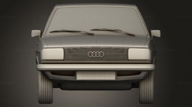 Автомобили и транспорт (Audi 80 B1 1976, CARS_5087) 3D модель для ЧПУ станка