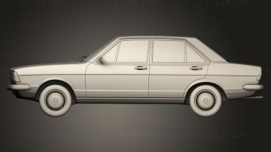 Автомобили и транспорт (Audi 80 B1 1976, CARS_5087) 3D модель для ЧПУ станка