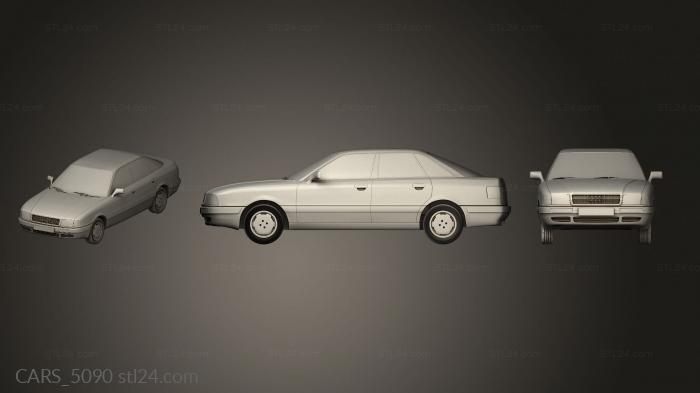 Автомобили и транспорт (CARS_5090) 3D модель для ЧПУ станка