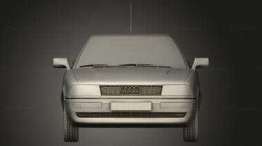 Автомобили и транспорт (Audi Coupe Mk2 8 B 1988, CARS_5092) 3D модель для ЧПУ станка