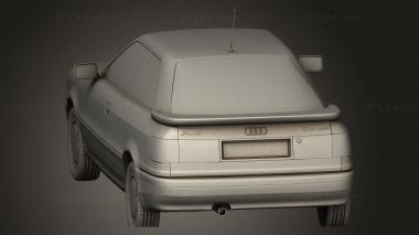 Автомобили и транспорт (Audi Coupe Mk2 8 B 1988, CARS_5092) 3D модель для ЧПУ станка