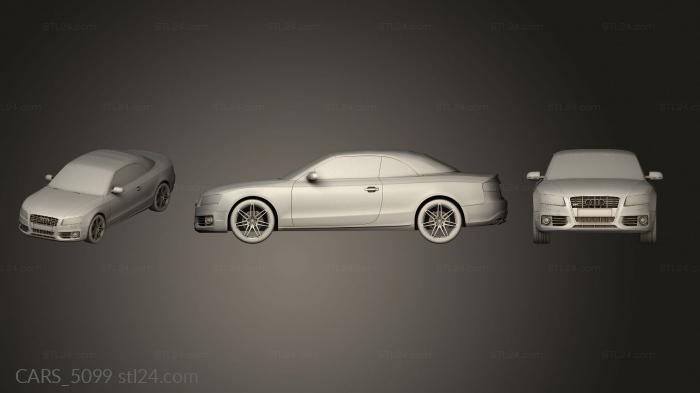 Автомобили и транспорт (CARS_5099) 3D модель для ЧПУ станка