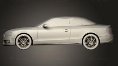 Vehicles (Audi S5 Convertible 2010, CARS_5099) 3D models for cnc