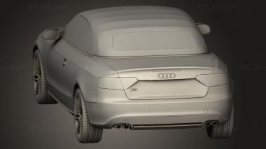 Vehicles (Audi S5 Convertible 2010, CARS_5099) 3D models for cnc