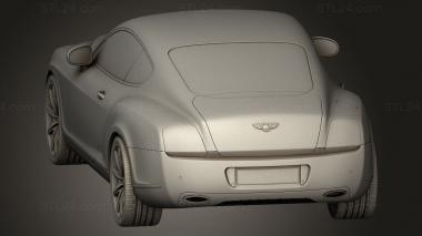 Автомобили и транспорт (Bentley Continental GT, CARS_5103) 3D модель для ЧПУ станка