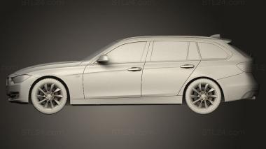 Автомобили и транспорт (BMW 3 Touring 2013 f31, CARS_5109) 3D модель для ЧПУ станка