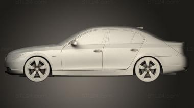 Автомобили и транспорт (BMW 5 e60, CARS_5111) 3D модель для ЧПУ станка